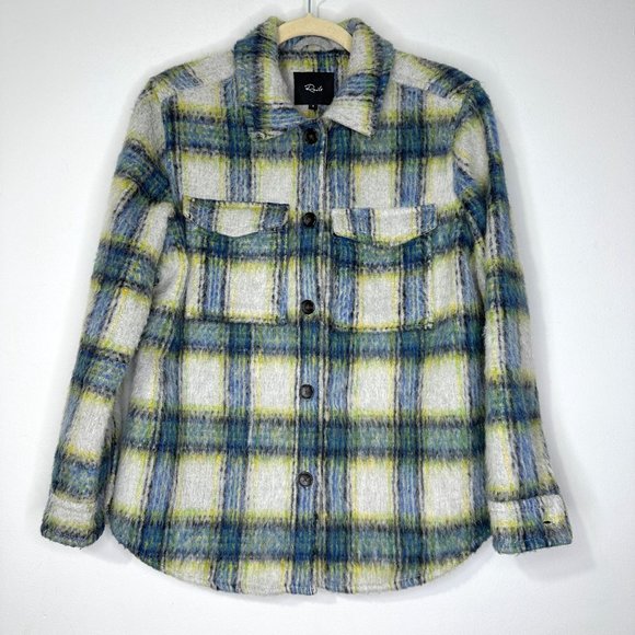 RAILS x Revolve Turner Jacket in Lime Cobalt Smoke‎ Sz S - Picture 3 of 13